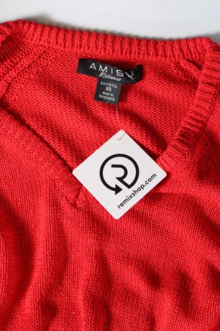 Pulover de femei Amisu, Mărime XS, Culoare Roșu, Preț 28,62 Lei