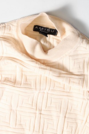 Дамски пуловер Amisu, Размер S, Цвят Бежов, Цена 14,08 лв.