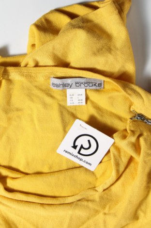 Γυναικείο πουλόβερ Ashley Brooke, Μέγεθος XL, Χρώμα Κίτρινο, Τιμή 3,95 €