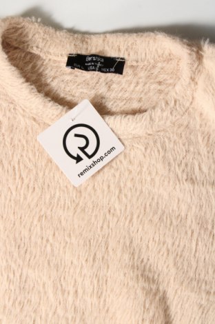 Γυναικείο πουλόβερ Bershka, Μέγεθος L, Χρώμα  Μπέζ, Τιμή 3,41 €