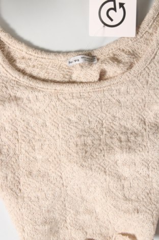Дамски пуловер Bershka, Размер XS, Цвят Екрю, Цена 12,18 лв.