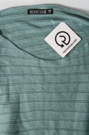 Γυναικείο πουλόβερ Blind Date, Μέγεθος S, Χρώμα Πράσινο, Τιμή 3,77 €