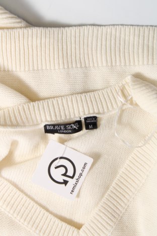 Γυναικείο πουλόβερ Brave Soul, Μέγεθος M, Χρώμα Λευκό, Τιμή 3,95 €