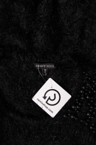 Γυναικείο πουλόβερ Brave Soul, Μέγεθος M, Χρώμα Μαύρο, Τιμή 3,95 €