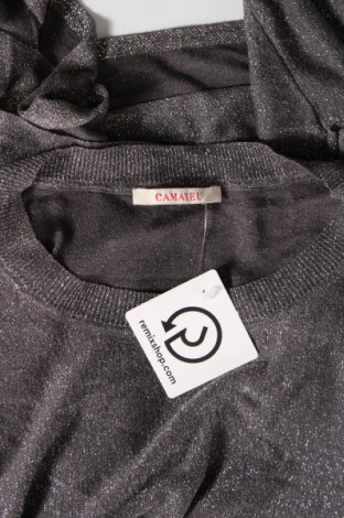 Дамски пуловер Camaieu, Размер L, Цвят Сребрист, Цена 5,80 лв.