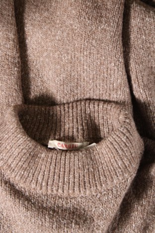 Дамски пуловер Camaieu, Размер M, Цвят Бежов, Цена 31,37 лв.