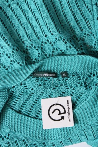 Γυναικείο πουλόβερ Charles Vogele, Μέγεθος XL, Χρώμα Μπλέ, Τιμή 3,95 €