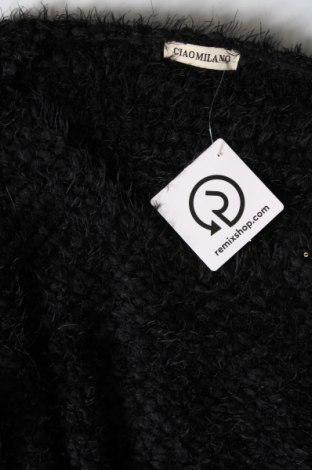Γυναικείο πουλόβερ Ciao Milano, Μέγεθος S, Χρώμα Μαύρο, Τιμή 5,38 €