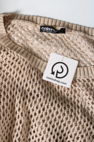 Дамски пуловер Colours Of The World, Размер L, Цвят Бежов, Цена 6,67 лв.