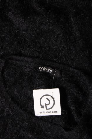 Γυναικείο πουλόβερ Colours Of The World, Μέγεθος L, Χρώμα Μαύρο, Τιμή 5,38 €
