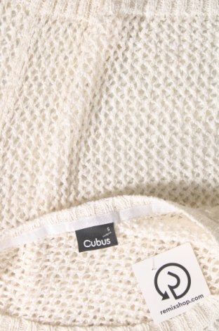 Γυναικείο πουλόβερ Cubus, Μέγεθος S, Χρώμα Λευκό, Τιμή 3,23 €