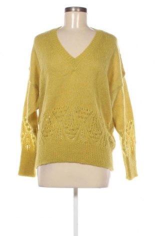 Damski sweter Des Petits Hauts, Rozmiar XS, Kolor Żółty, Cena 161,85 zł