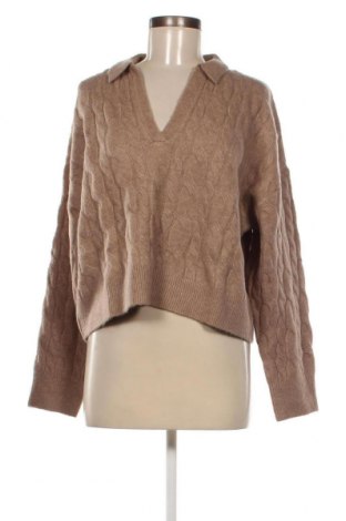 Γυναικείο πουλόβερ Even&Odd, Μέγεθος XL, Χρώμα Καφέ, Τιμή 14,23 €