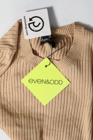 Дамски пуловер Even&Odd, Размер M, Цвят Бежов, Цена 23,92 лв.