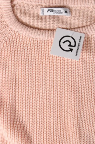 Дамски пуловер Fb Sister, Размер XS, Цвят Розов, Цена 29,01 лв.