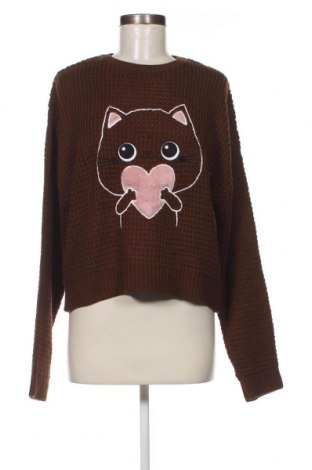 Дамски пуловер Fb Sister, Размер L, Цвят Кафяв, Цена 9,57 лв.