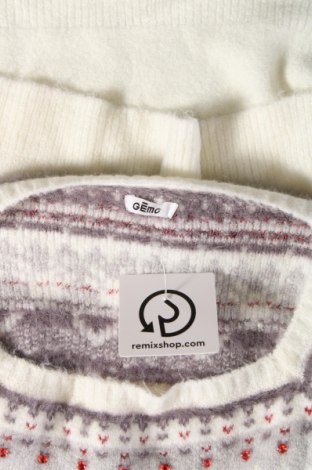 Γυναικείο πουλόβερ Gemo, Μέγεθος L, Χρώμα Λευκό, Τιμή 6,28 €
