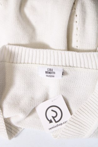 Γυναικείο πουλόβερ Gina Benotti, Μέγεθος XXL, Χρώμα Λευκό, Τιμή 6,28 €