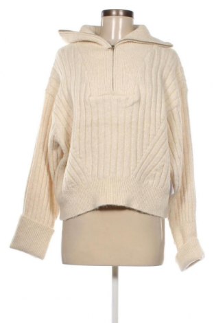 Дамски пуловер Gina Tricot, Размер M, Цвят Бежов, Цена 24,30 лв.