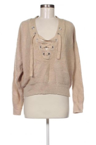 Γυναικείο πουλόβερ H&M Divided, Μέγεθος L, Χρώμα  Μπέζ, Τιμή 3,95 €