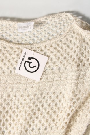 Дамски пуловер Infinity Woman, Размер S, Цвят Бежов, Цена 6,38 лв.