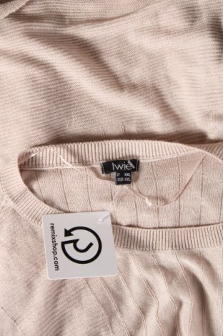Γυναικείο πουλόβερ Iwie, Μέγεθος XXL, Χρώμα  Μπέζ, Τιμή 6,28 €