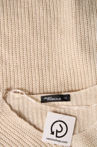 Дамски пуловер Jean Pascale, Размер XS, Цвят Екрю, Цена 8,99 лв.
