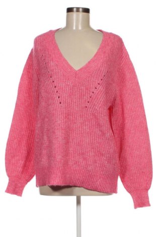 Дамски пуловер Kiabi, Размер L, Цвят Розов, Цена 6,38 лв.