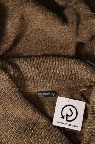 Дамски пуловер Laura Torelli, Размер XL, Цвят Зелен, Цена 10,15 лв.