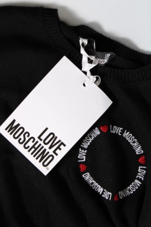Дамски пуловер Love Moschino, Размер M, Цвят Черен, Цена 281,00 лв.