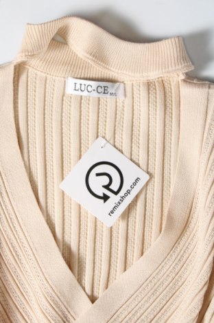 Γυναικείο πουλόβερ Luc-Ce, Μέγεθος M, Χρώμα  Μπέζ, Τιμή 5,38 €