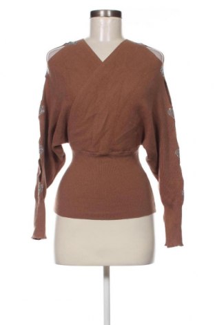 Дамски пуловер M&V, Размер S, Цвят Кафяв, Цена 7,25 лв.