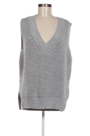 Γυναικείο πουλόβερ Made In Italy, Μέγεθος L, Χρώμα Γκρί, Τιμή 2,69 €
