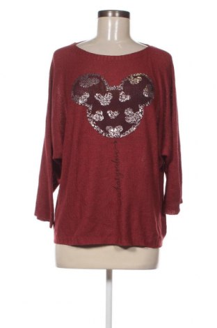 Дамски пуловер Made In Italy, Размер M, Цвят Червен, Цена 8,99 лв.