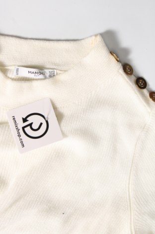 Γυναικείο πουλόβερ Mango, Μέγεθος S, Χρώμα Λευκό, Τιμή 12,37 €