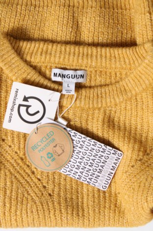 Damenpullover Manguun, Größe L, Farbe Gelb, Preis € 17,61