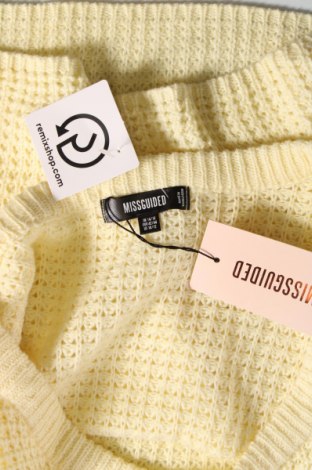 Γυναικείο πουλόβερ Missguided, Μέγεθος L, Χρώμα Κίτρινο, Τιμή 9,72 €