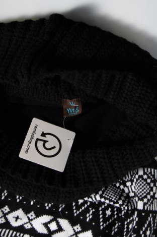 Γυναικείο πουλόβερ Ms Mode, Μέγεθος XL, Χρώμα Μαύρο, Τιμή 5,38 €