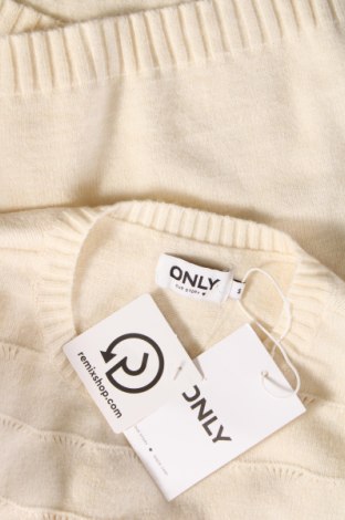 Γυναικείο πουλόβερ ONLY, Μέγεθος S, Χρώμα Εκρού, Τιμή 12,53 €