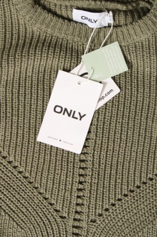 Дамски пуловер ONLY, Размер S, Цвят Зелен, Цена 11,88 лв.