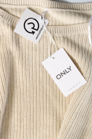 Дамски пуловер ONLY, Размер M, Цвят Бежов, Цена 17,82 лв.