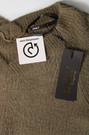 Дамски пуловер ONLY, Размер S, Цвят Зелен, Цена 17,28 лв.