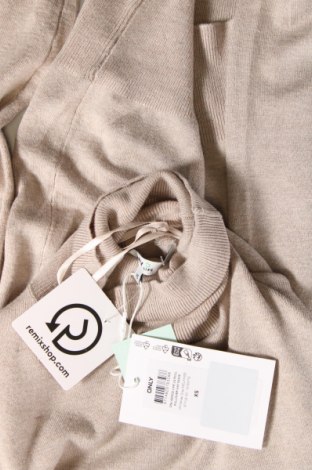 Γυναικείο πουλόβερ ONLY, Μέγεθος XS, Χρώμα  Μπέζ, Τιμή 27,84 €