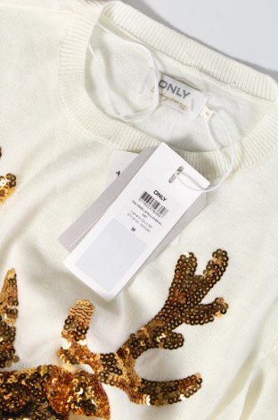 Γυναικείο πουλόβερ ONLY, Μέγεθος M, Χρώμα Εκρού, Τιμή 8,35 €