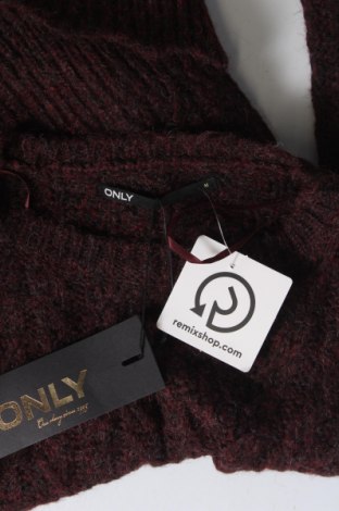 Дамски пуловер ONLY, Размер M, Цвят Кафяв, Цена 17,28 лв.