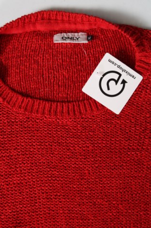 Γυναικείο πουλόβερ ONLY, Μέγεθος M, Χρώμα Κόκκινο, Τιμή 4,82 €