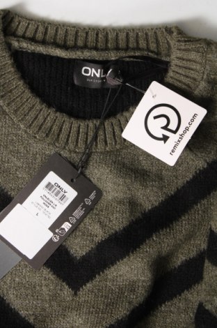 Дамски пуловер ONLY, Размер L, Цвят Зелен, Цена 27,00 лв.