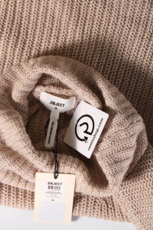 Dámsky pulóver Object, Veľkosť XL, Farba Béžová, Cena  20,18 €
