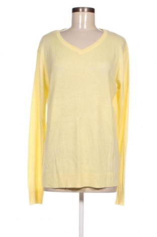 Γυναικείο πουλόβερ Okay, Μέγεθος L, Χρώμα Κίτρινο, Τιμή 5,38 €