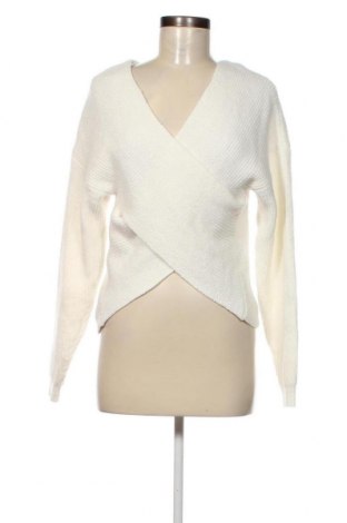 Γυναικείο πουλόβερ Pieces, Μέγεθος M, Χρώμα Εκρού, Τιμή 9,47 €